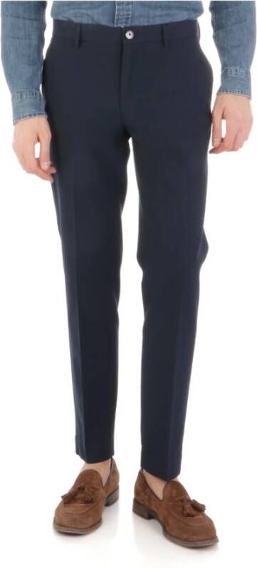 Incotex Trousers Blauw Heren