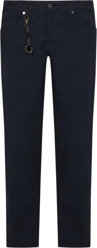 Incotex Trousers Blauw Heren