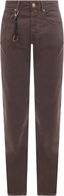 Incotex Trousers Bruin Heren