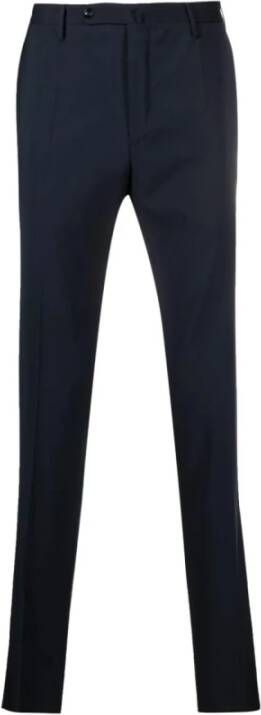 Incotex Venezia 1951 Tropische wol 130 `Slim Fit broek Blauw Heren