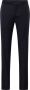 Incotex Verstelbare blauwe wollen broek met trekkoord Blauw Heren - Thumbnail 1