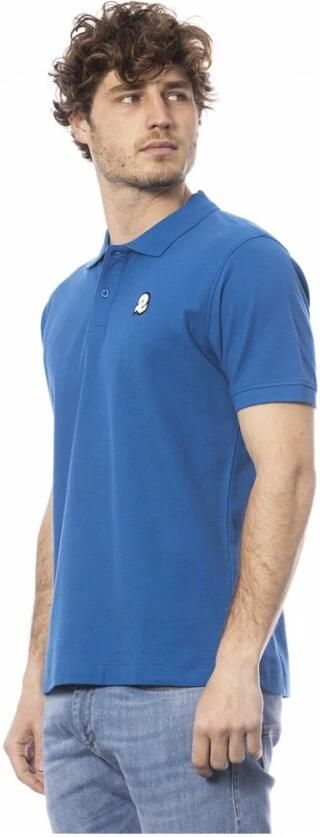 Invicta Blauw Katoenen Poloshirt Korte Mouw Blue Heren - Foto 2