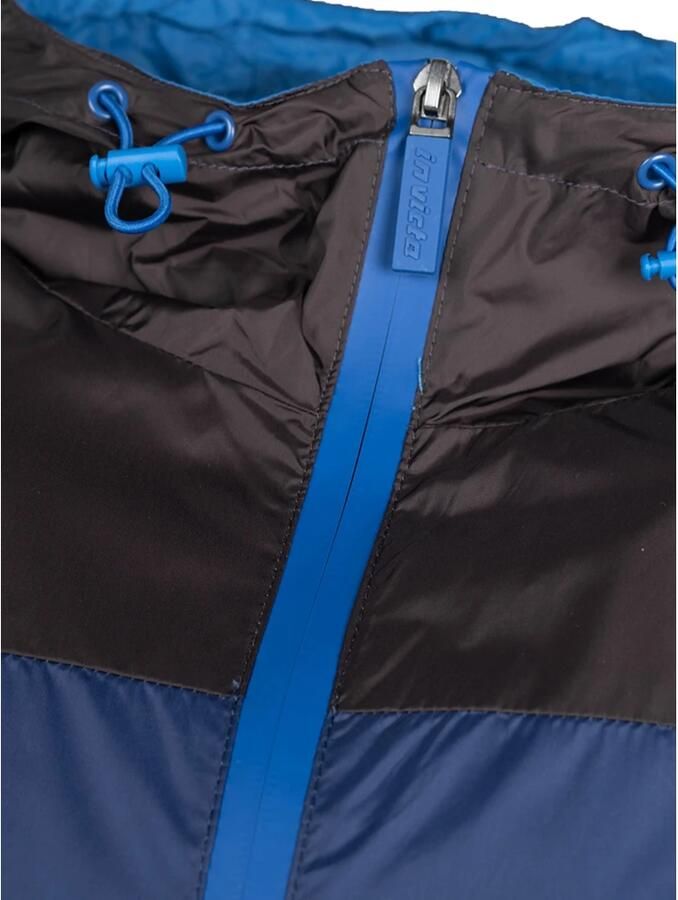 Invicta Eenvoudige Stijl Jas met Capuchon en Rits Blauw Heren - Foto 4