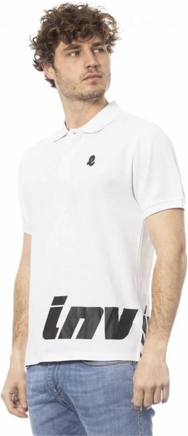 Invicta Wit Katoenen Poloshirt met Logo White Heren - Foto 3