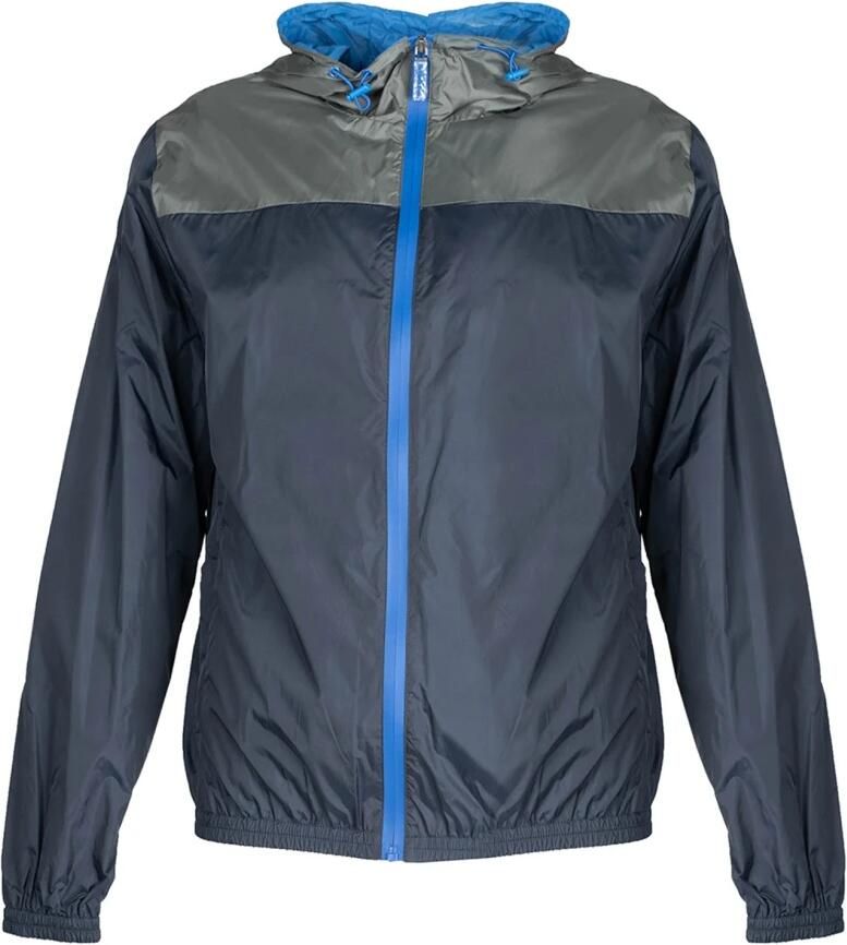 Invicta Eenvoudige Stijl Jas met Capuchon en Rits Grijs Heren - Foto 6