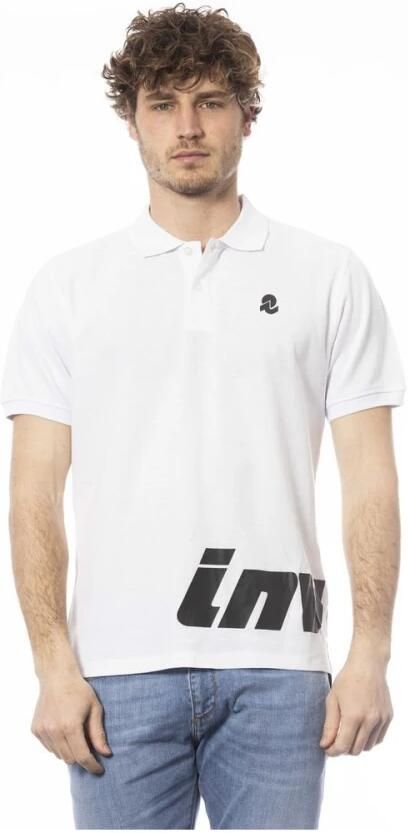 Invicta Wit Katoenen Poloshirt met Logo White Heren - Foto 2