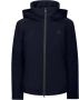 Invicta Blauwe gewatteerde jas met capuchon voor dames Blauw Dames - Thumbnail 1