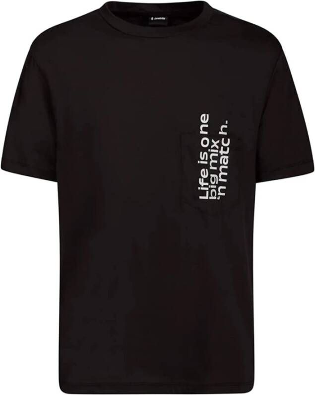 Invicta Korte Mouw Jersey T-shirt Zwart Heren