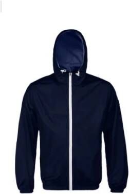 Invicta Mens jacket with hood 4431760 U size: m color: dark blue Blauw Heren