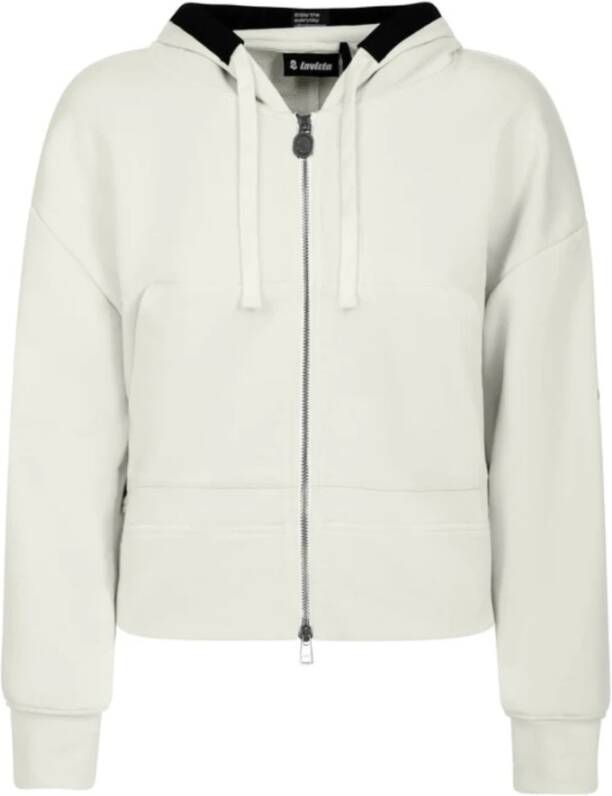 Invicta Hoodie met Ritssluiting White