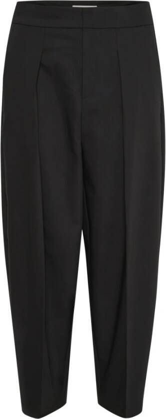 InWear Barrel Broek Clic Fit Zwart Dames