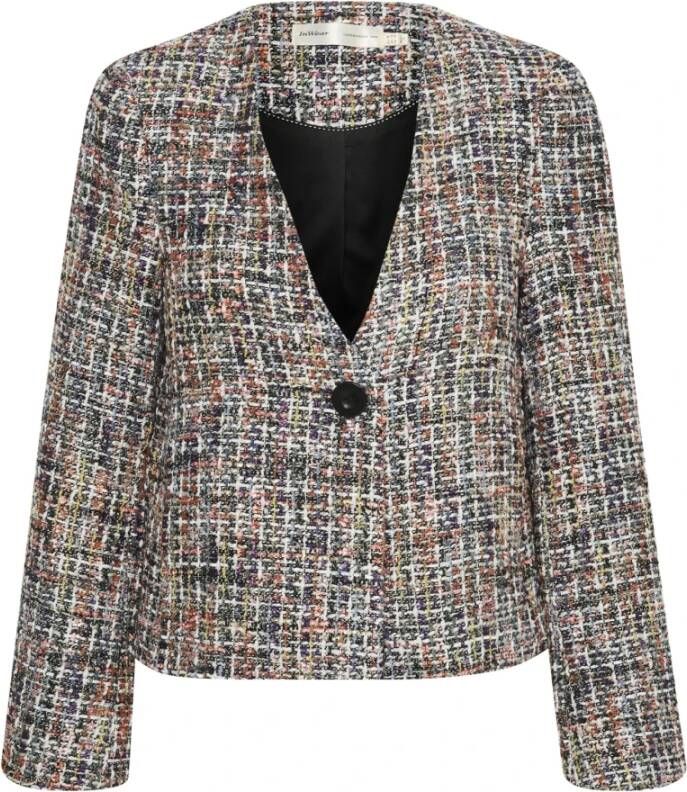 InWear Neveiw Jas Multi Kleur Multicolor Dames