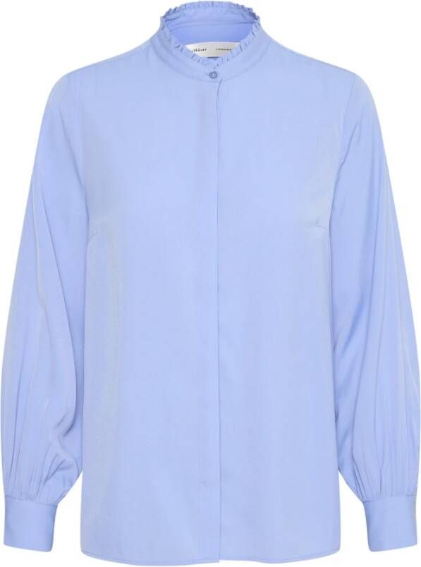 InWear Cornflower Blouse met Ruches Purple Dames