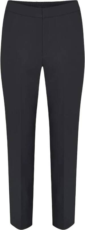 InWear Basisbroek met elastische tailleband Zellaiw Flat Pant 30105579 Blue Dames