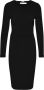 InWear Dagelijkse Midi Jurk Zwart Dames - Thumbnail 1
