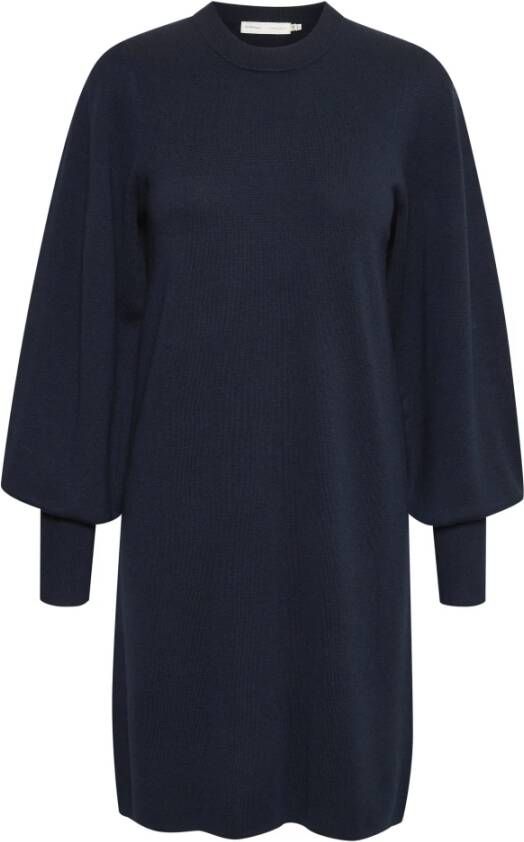 InWear Daggebreide jurk Blauw Dames