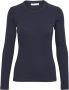 InWear Lange Mouwen Top Slanke Pasvorm Blue Dames - Thumbnail 1