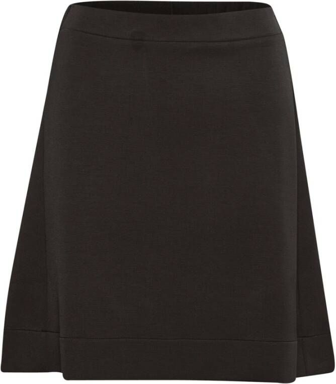 InWear Elegante A-lijn Rok in Zwart Black Dames