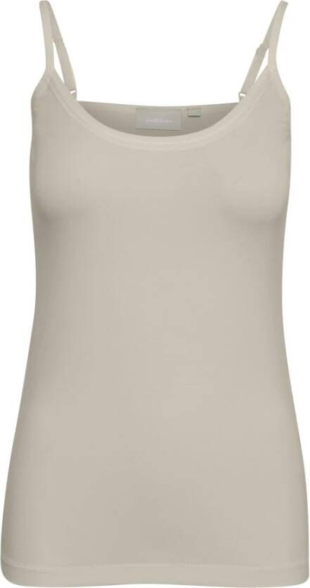 InWear Krijt Mouwloze Top Finesse Stijl Beige Dames