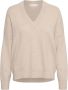 INWEAR Dames Truien & Vesten Fosteriw V-neck Taupe - Thumbnail 2