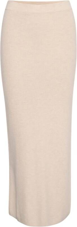 InWear French Oak Melange Pencilrok Beige Dames