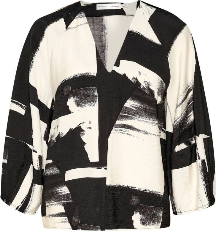 InWear Grafische Abstracte Tuin Blouse Meerkleurig Dames