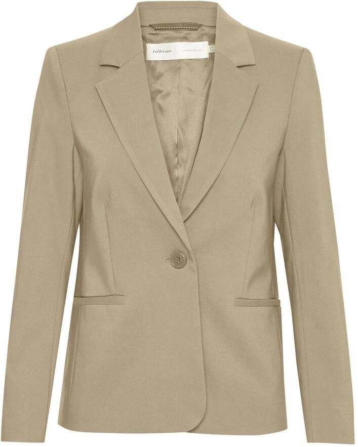 InWear Klassieke Blazer Jas Pinetree Beige Dames - Foto 5