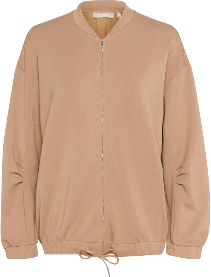 InWear Oversized Bomber Sweatshirt Tannin Beige Dames - Foto 5