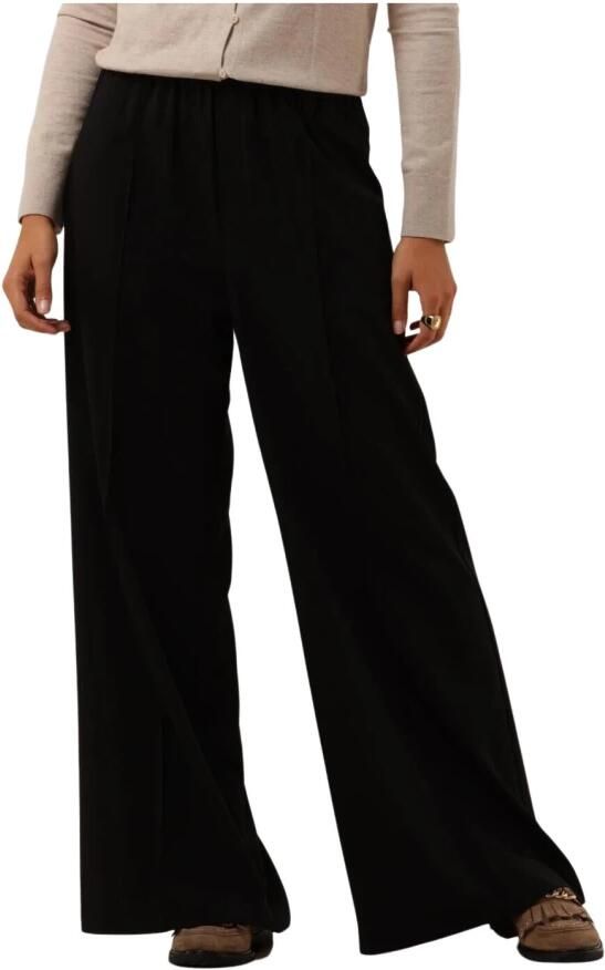 InWear Wijde Zwarte Broek Klassieke Stijl Black Dames - Foto 4