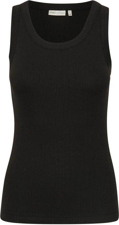 InWear Mouwloze Top met Ronde Hals en Strakke Pasvorm Black Dames - Foto 5