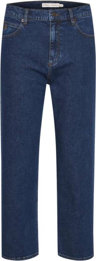 InWear Blauwe Denim Straight Leg Hoge Taille Jeans Blue Dames