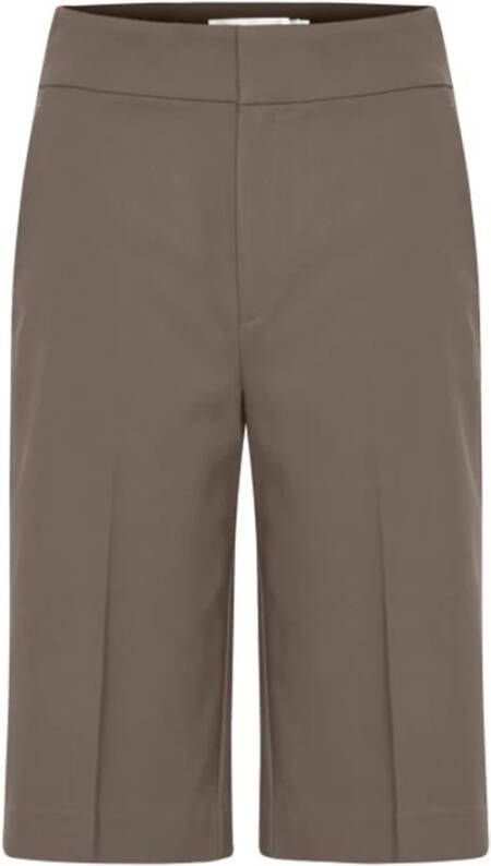 InWear Klassieke Slimme Shorts Bruin Dames