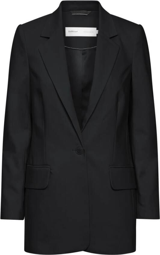 InWear Klassieke Zwarte Lange Blazer Black Dames