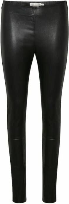 InWear Luella Premium Leather Leggings Zwart Dames