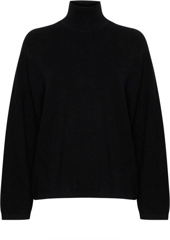 InWear Luxe Comfort Open Back Pullover Zwart Dames