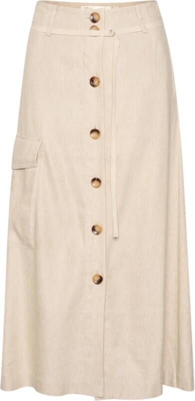 InWear Maxi-rok Beige Dames