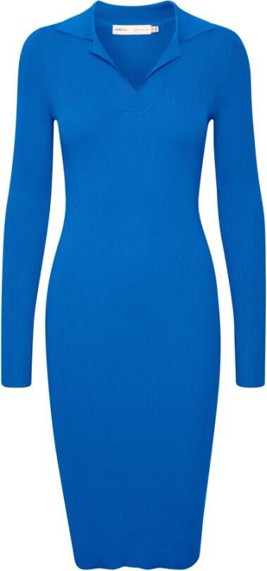 InWear Midi -jurken Blauw Dames