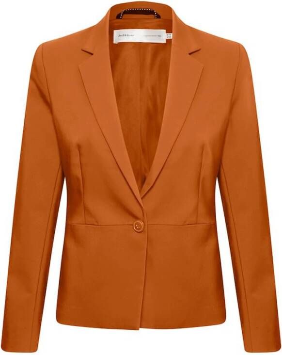 InWear Mosterdgele Korte Blazer Zella 30104280 Brown Dames