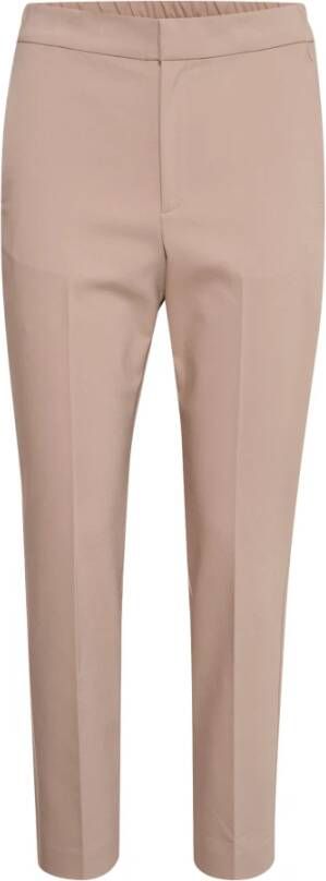 InWear Enkel Lengte Rechte Broek Beige Dames