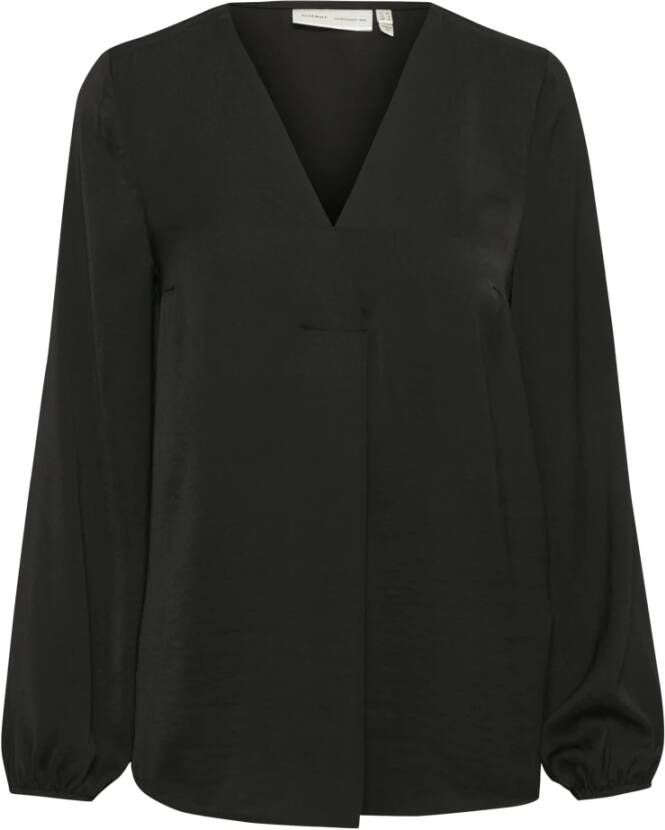 InWear Regular Fit Lange Mouw Blouses en Overhemden Zwart Dames
