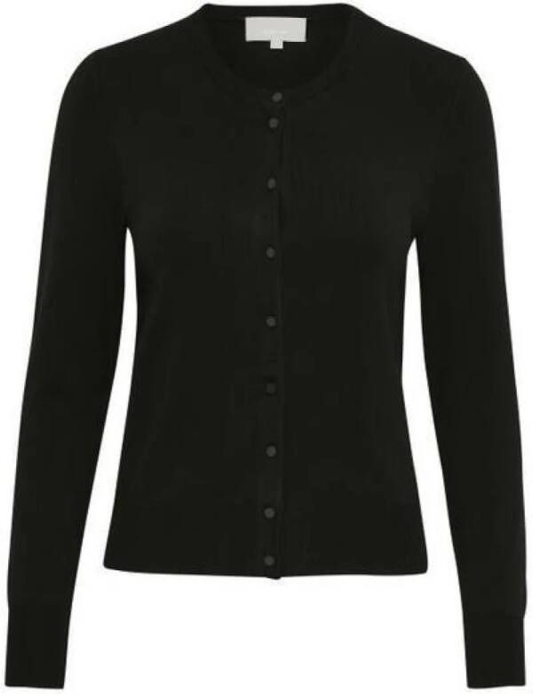 InWear Rita Cardigan Ecru Kleur Casual Stijl Zwart Dames