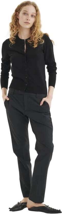 InWear Slim Fit Broek Zwart Dames