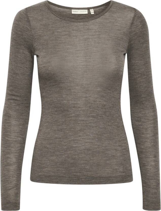 InWear Slim Fit Langemouw Top Bruin Dames