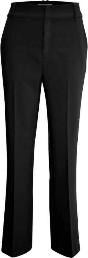 InWear Stijlvolle Broek met Brede Tailleband Zwart Dames