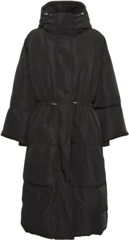 InWear Stijlvolle Lange Jas Zwart Dames