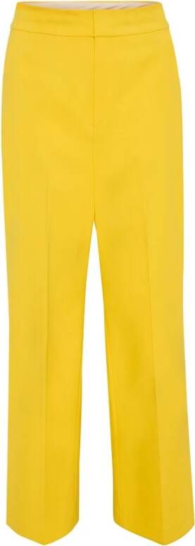 InWear Straight Trousers Geel Dames