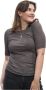 InWear Stijlvolle Bruine Melange T-Shirt Brown Dames - Thumbnail 2