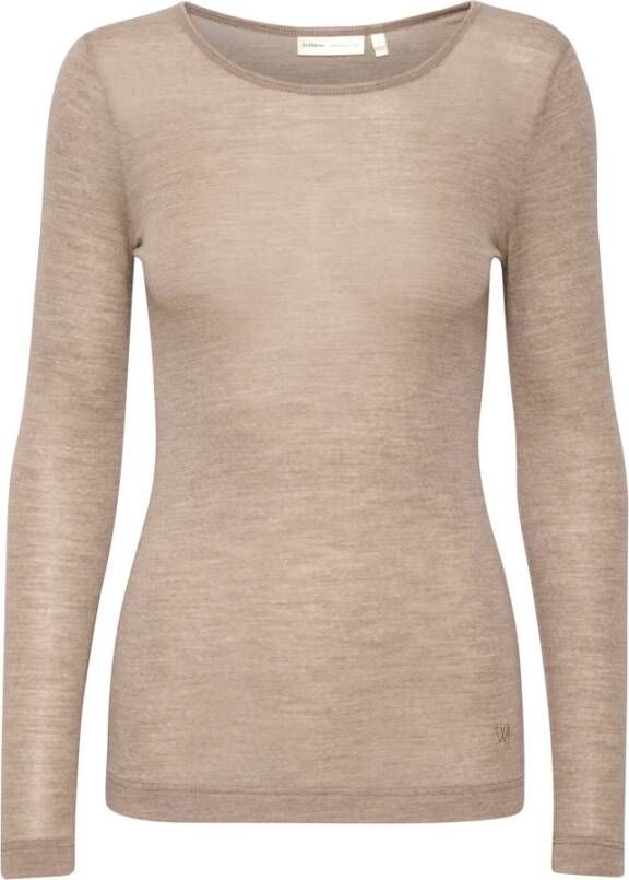 InWear Top met Lange Mouwen Beige Dames