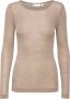 InWear Top met Lange Mouwen Beige Dames - Thumbnail 2