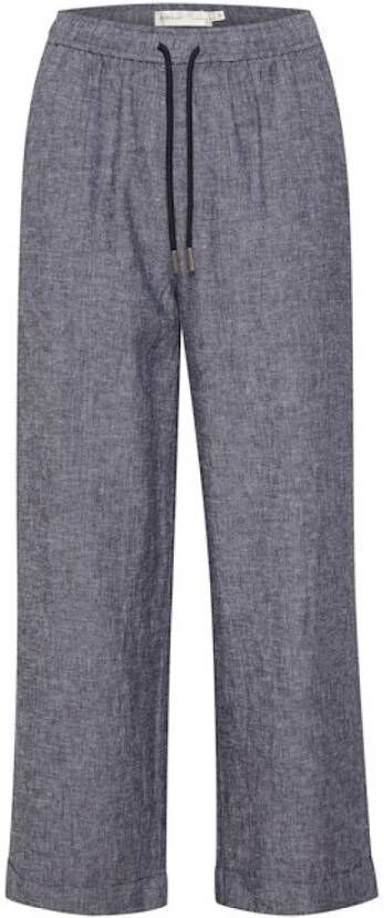 InWear Wijde broek Blauw Dames
